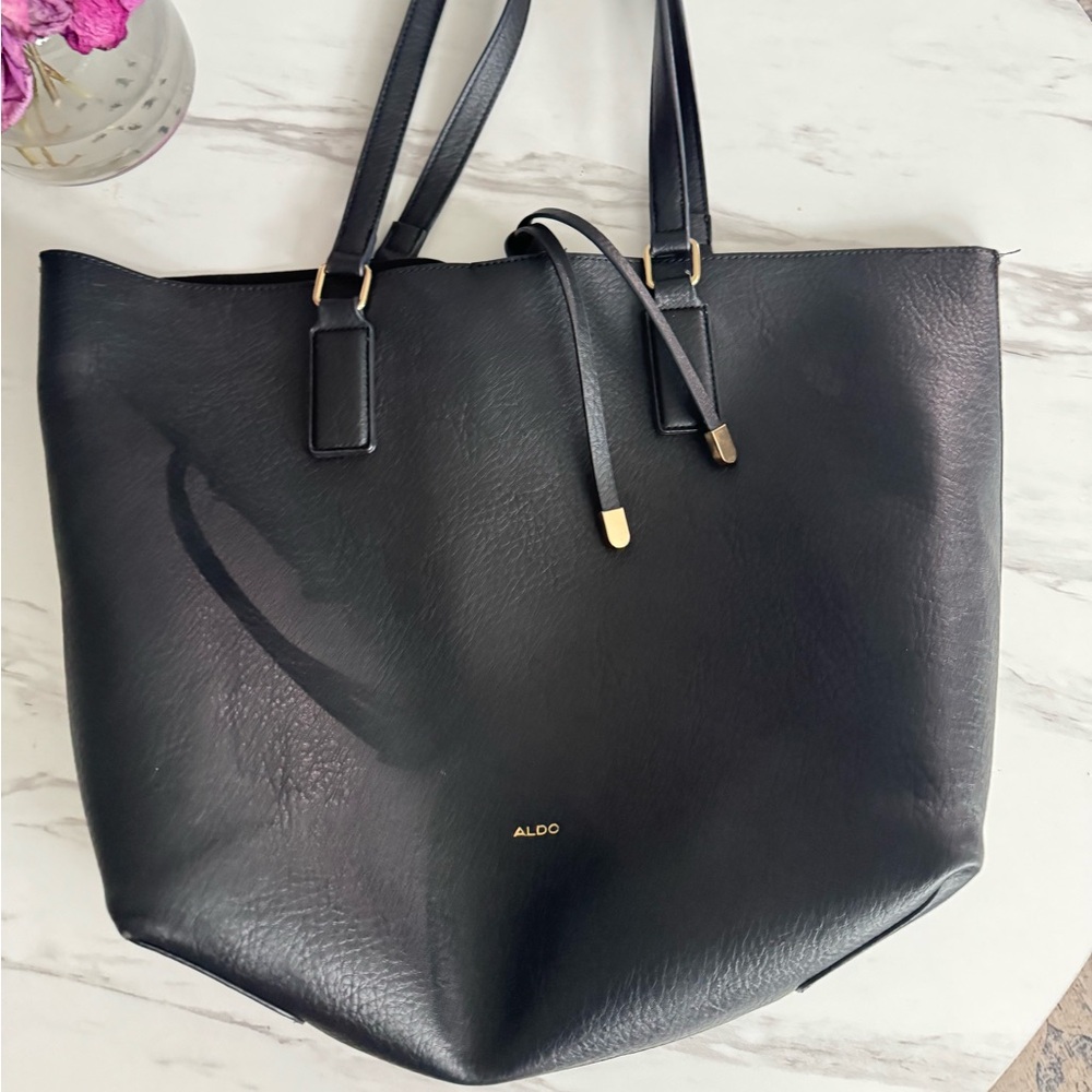 Aldo Elegant Black Tote Bag